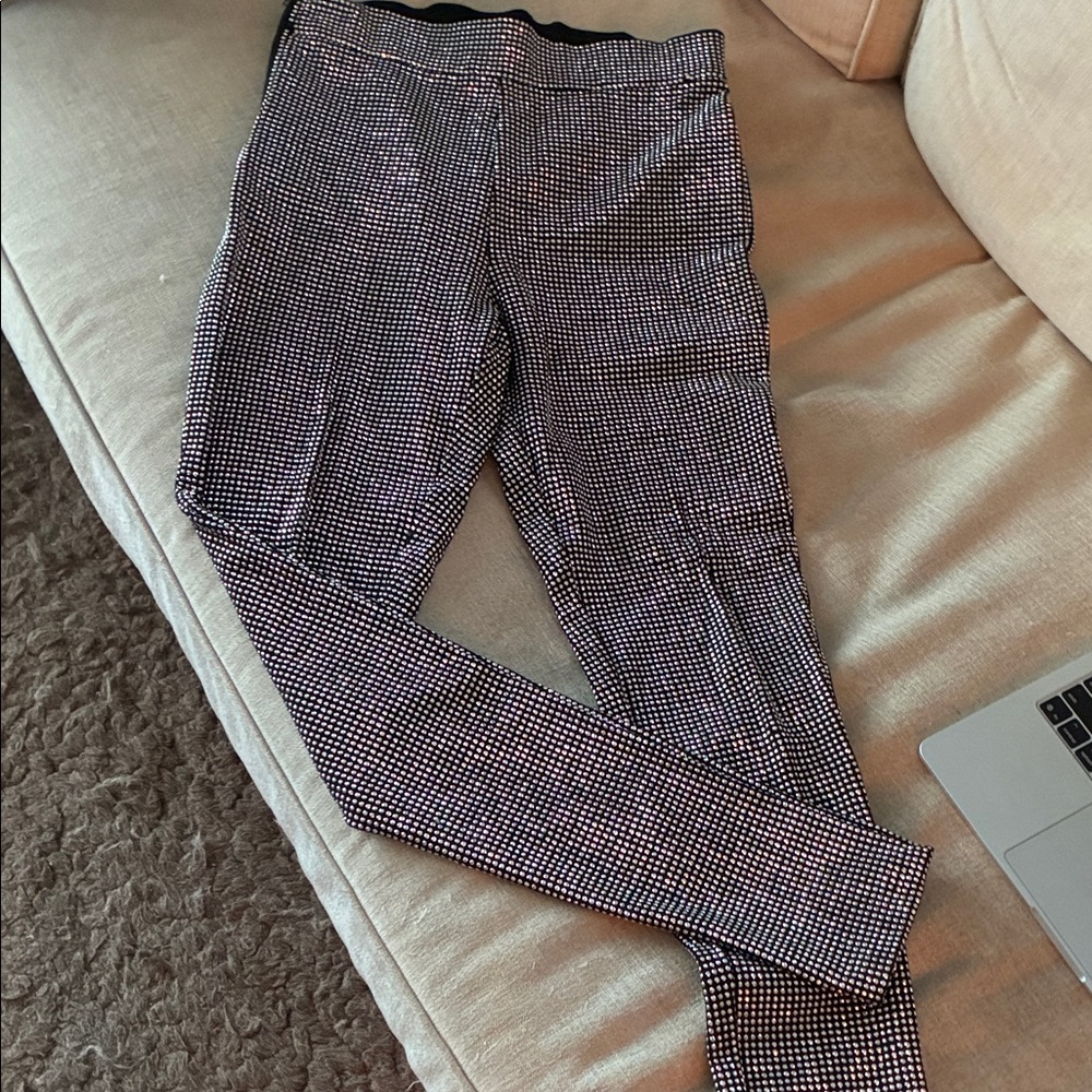 Black and White Checkered Pants